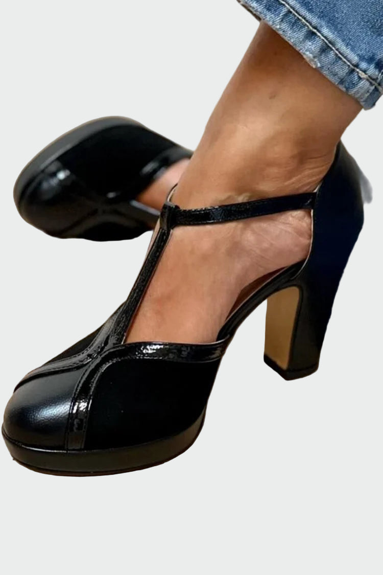 T-bar Platform Heels