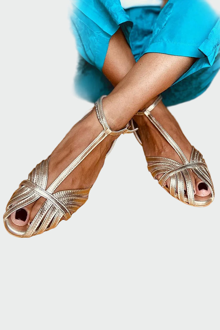 Metallic Shine Sandals