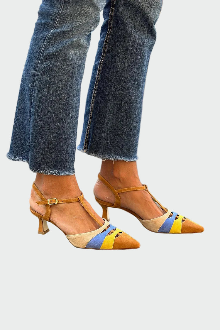 Low Heels with Colourful Detail