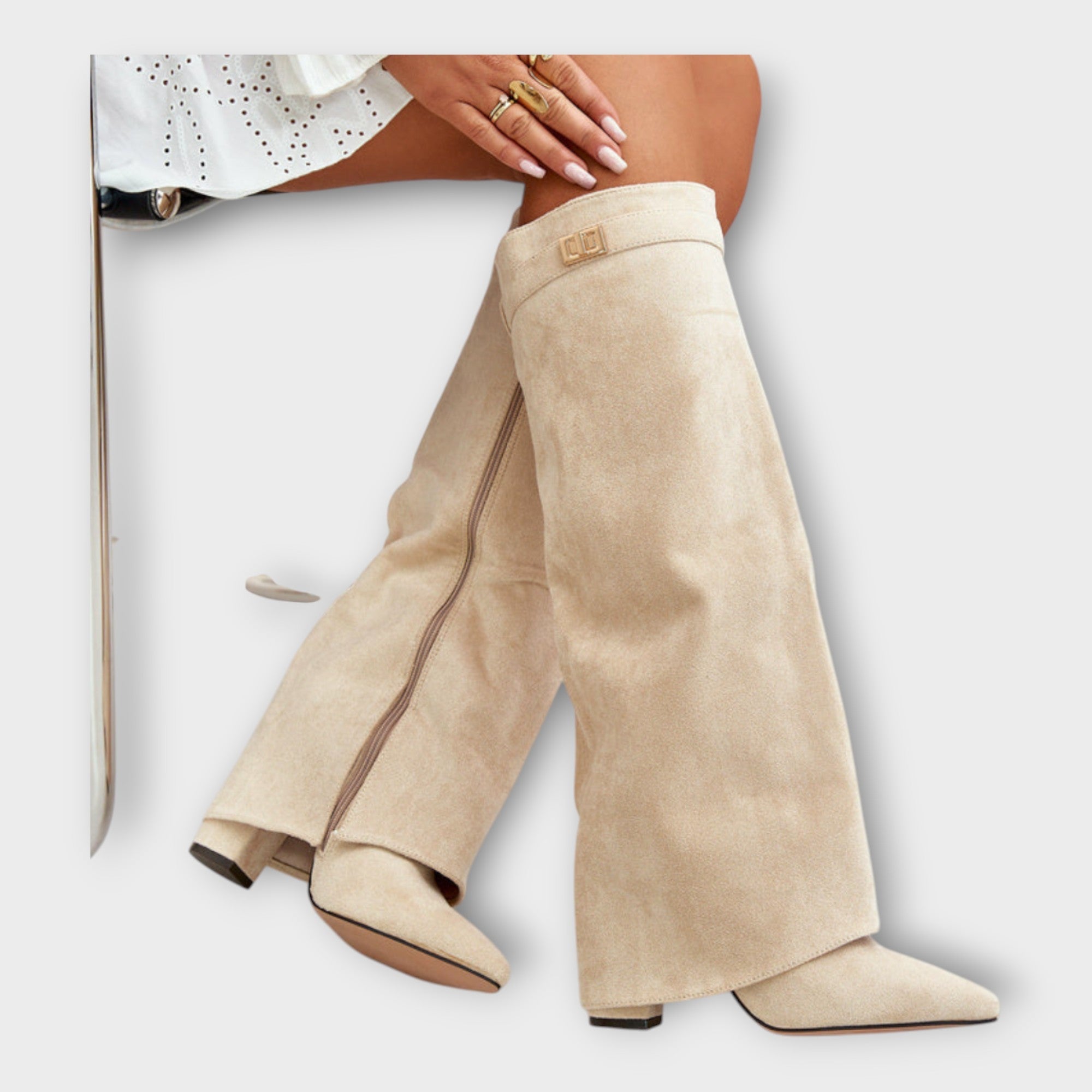 Tall Boots with Elegant Design