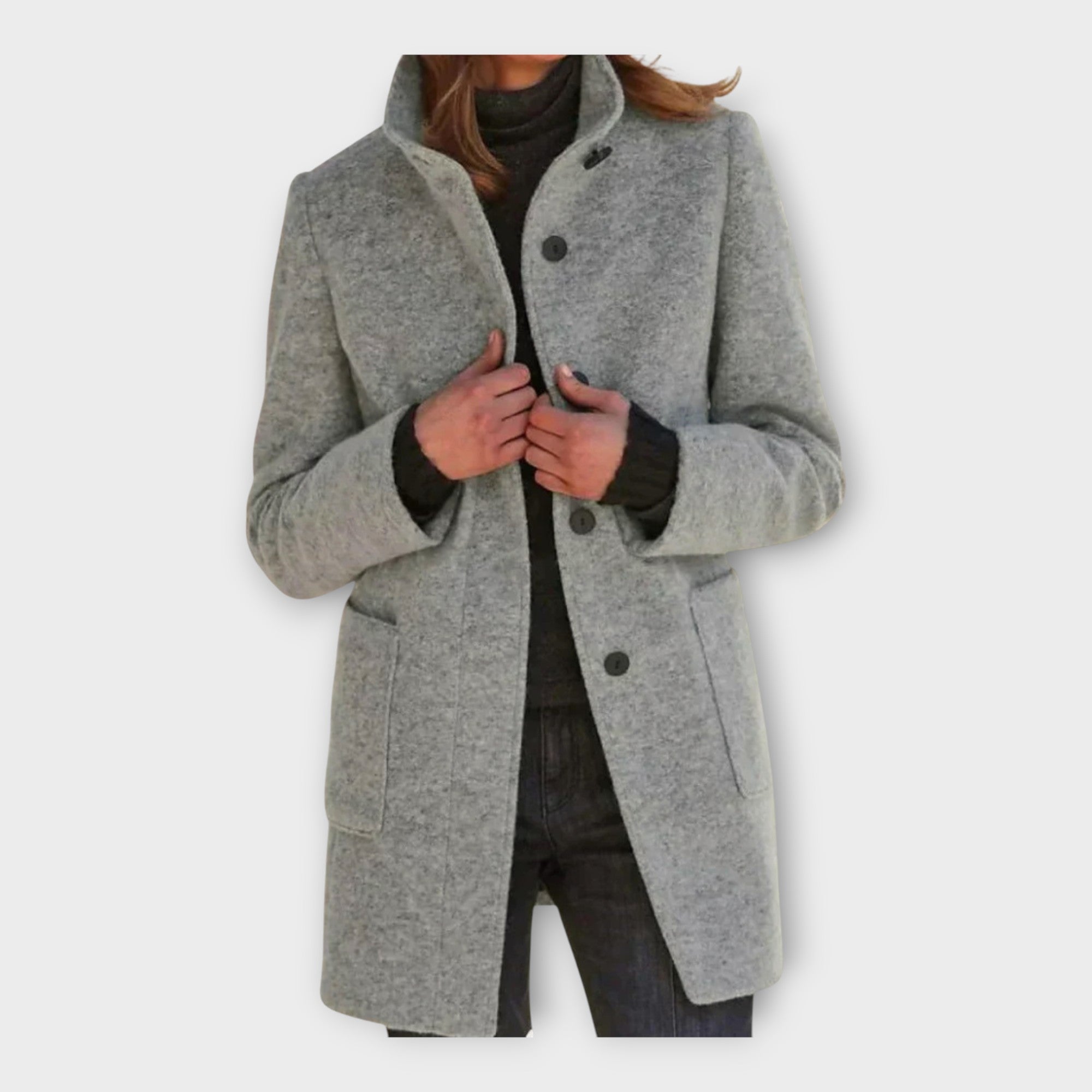 Elegant Coat with Timeless Line