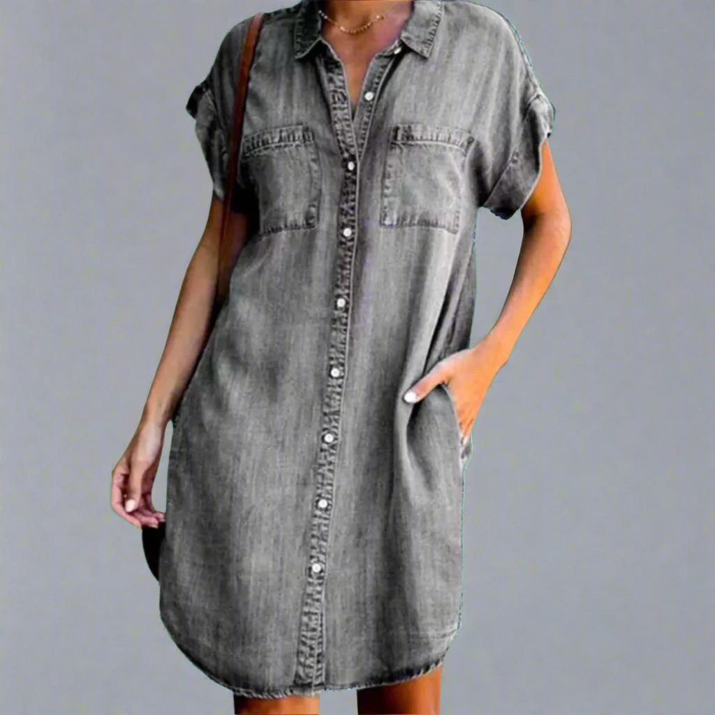 Mini Dress in Stretch Fabric