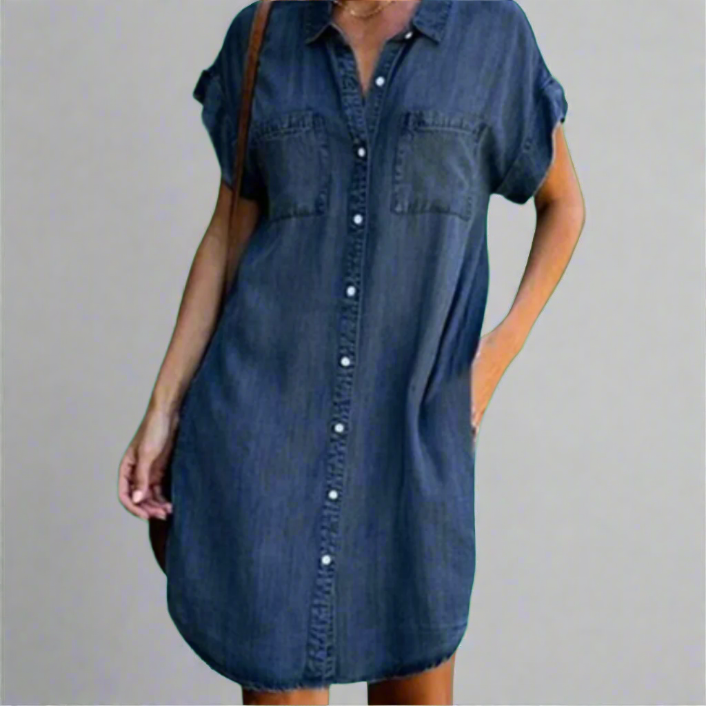 Mini Dress in Stretch Fabric