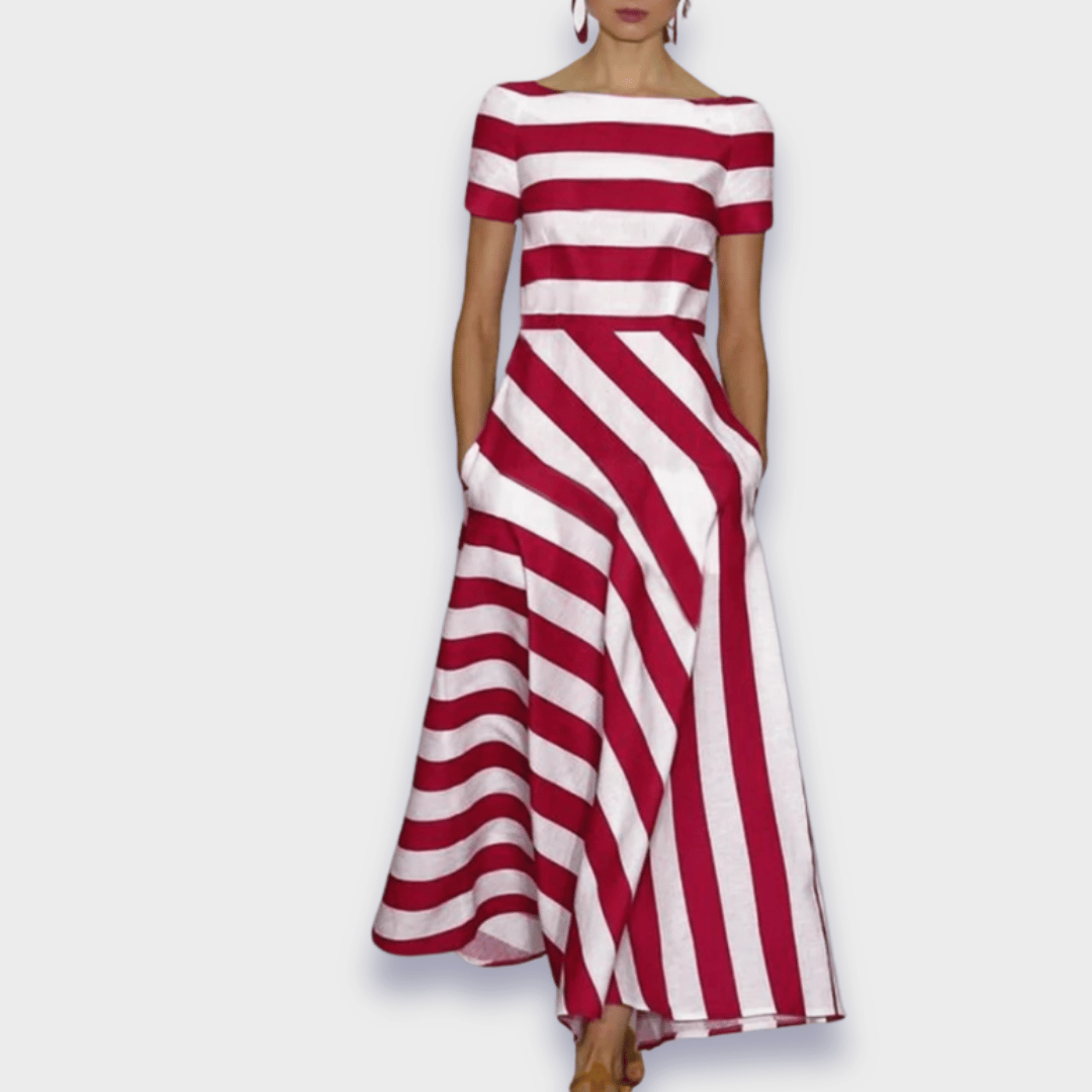 Handmade Striped Maxi Dress