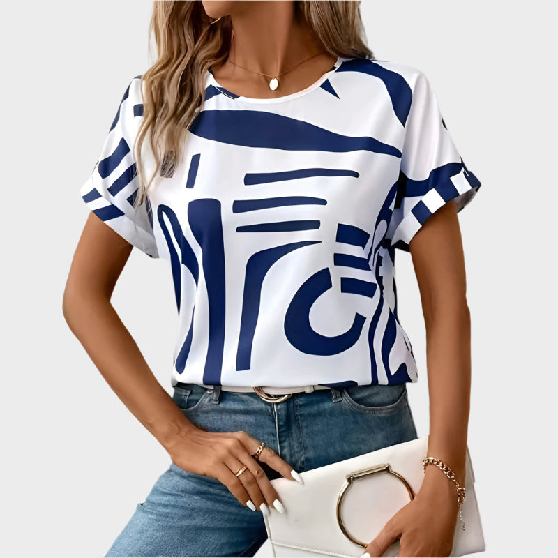 Everyday T-shirt with Abstract Design