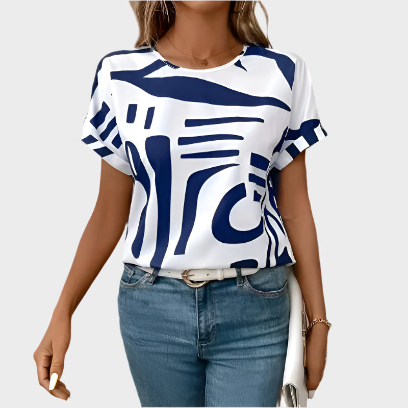 Everyday T-shirt with Abstract Design