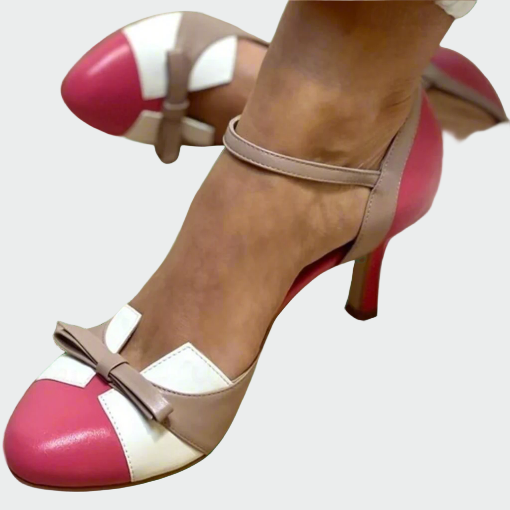 Multicoloured Heels with Strap