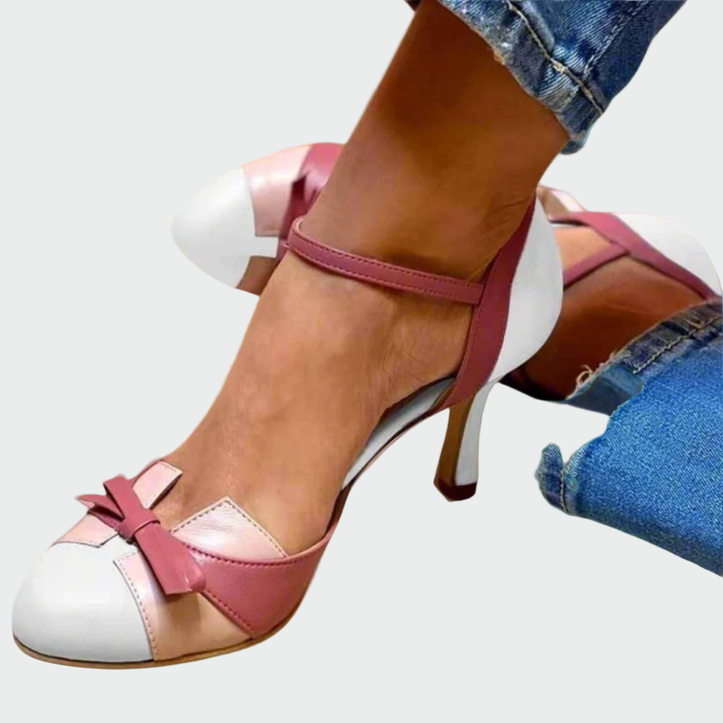 Multicoloured Heels with Strap