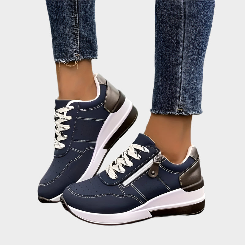 Orthopaedic Shoe with Zip and Thick Sole