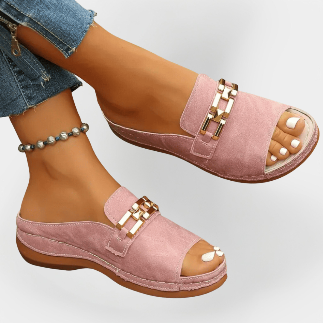 Orthopaedic Leather Flip-Flops