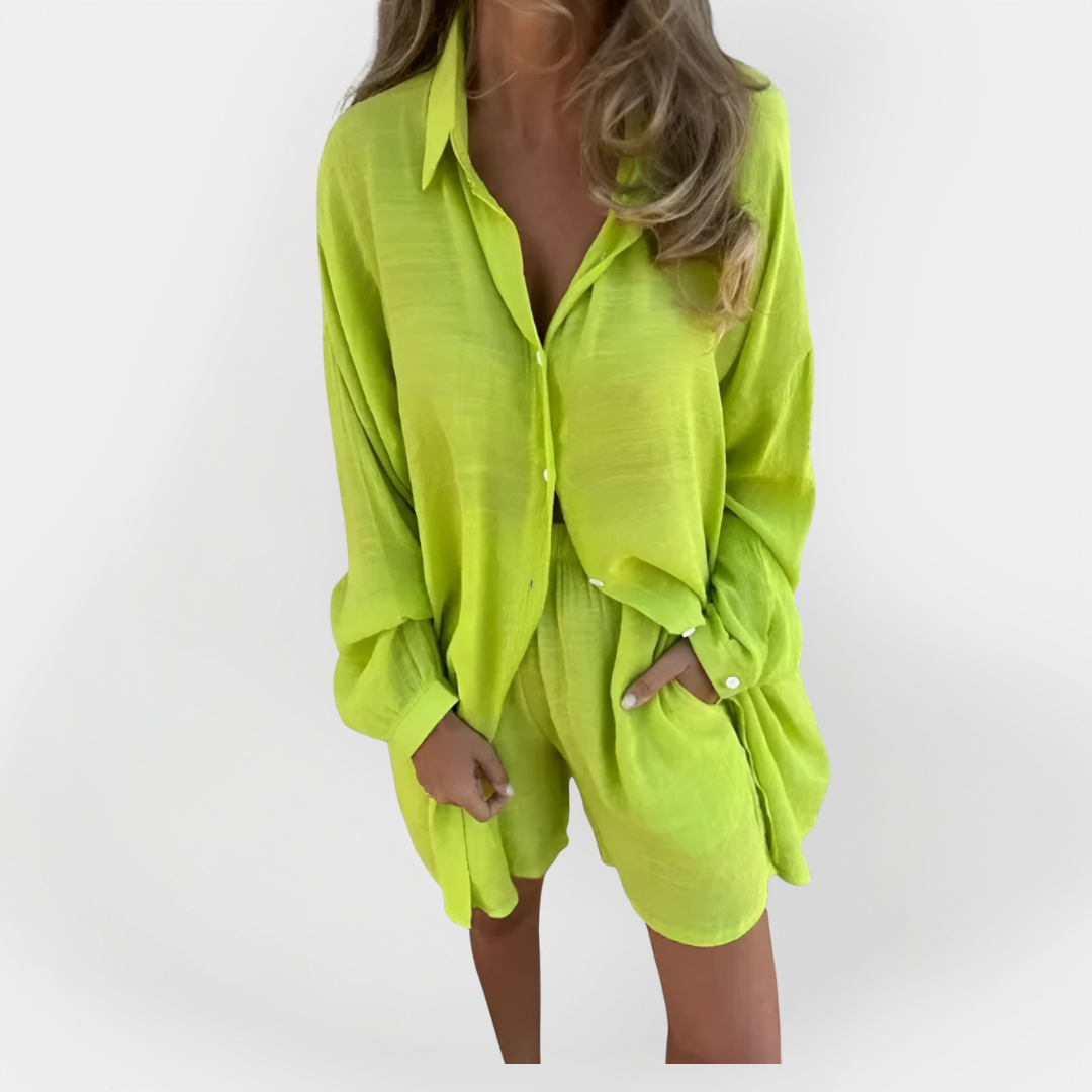 Everyday Blouse & Shorts Set