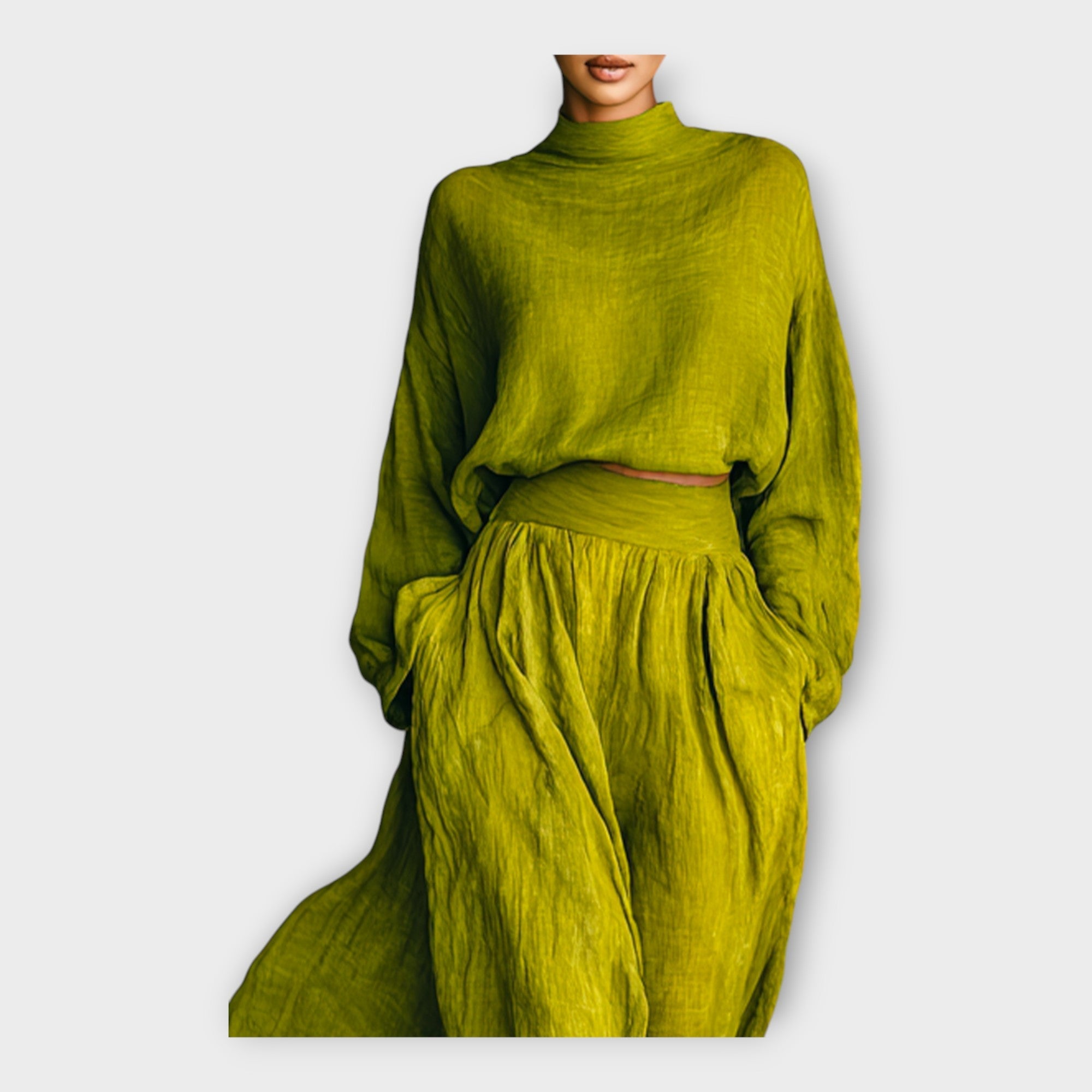 Knitted Set with Airy Elegance