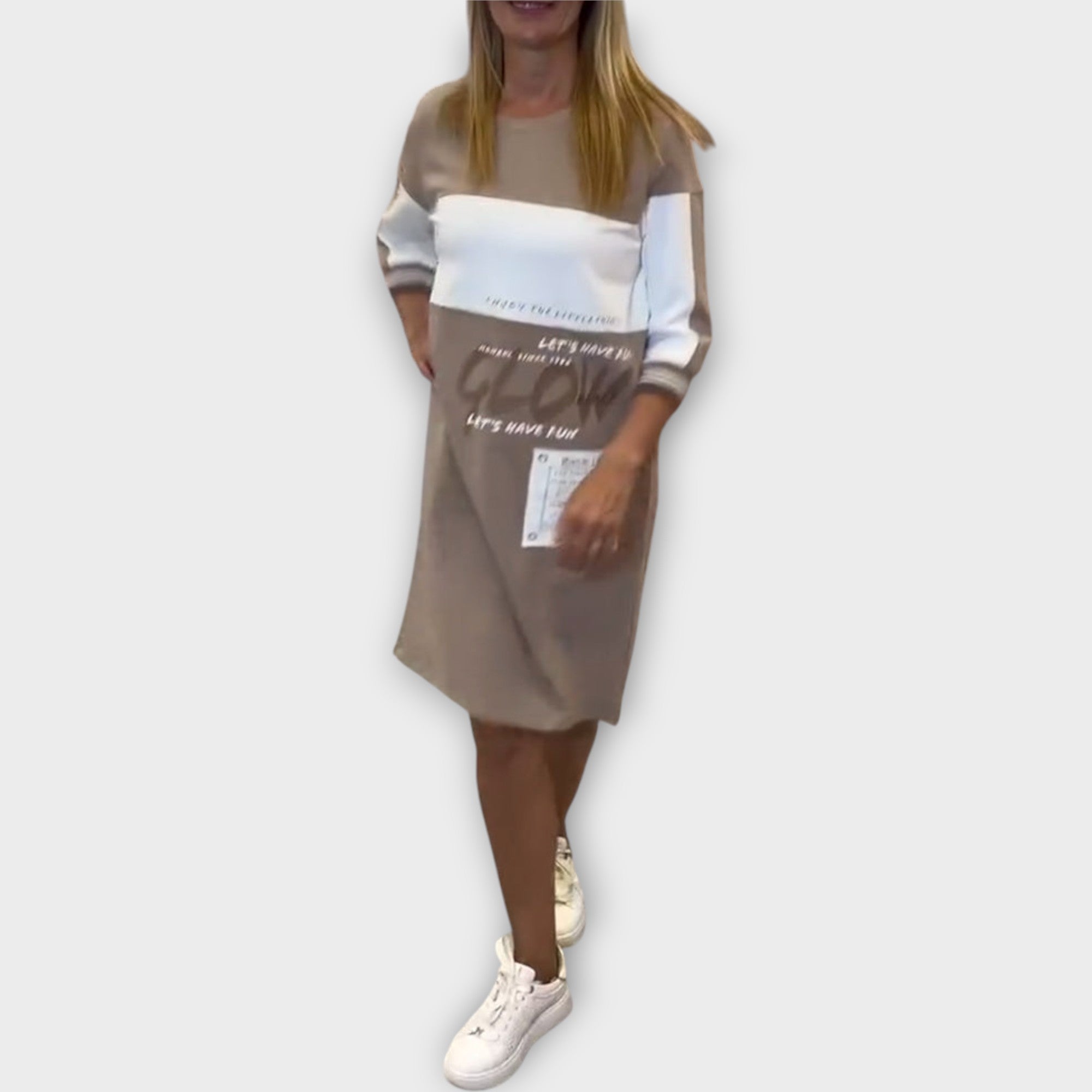 Dress with Modern Design