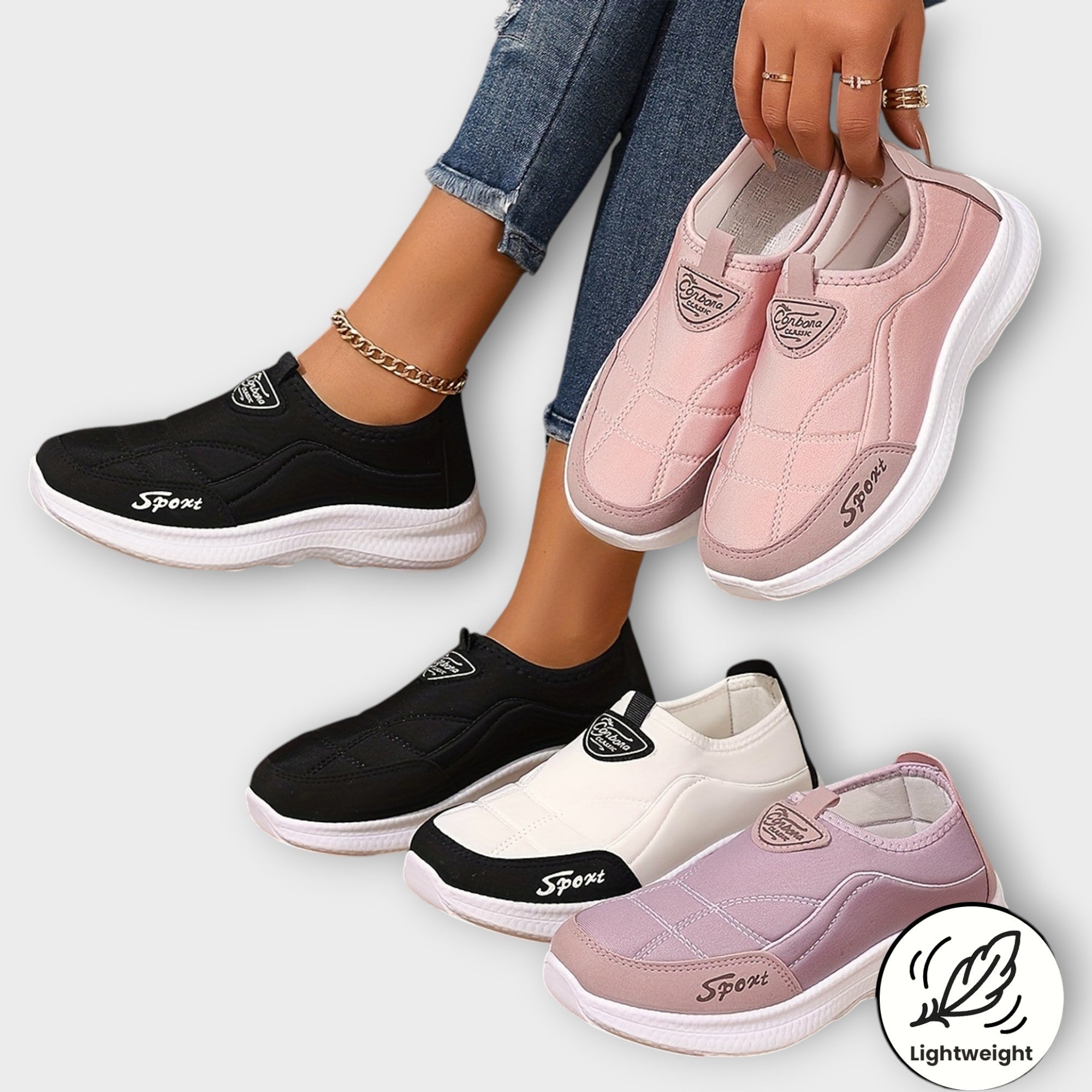 Athletic Slip-On Shoes