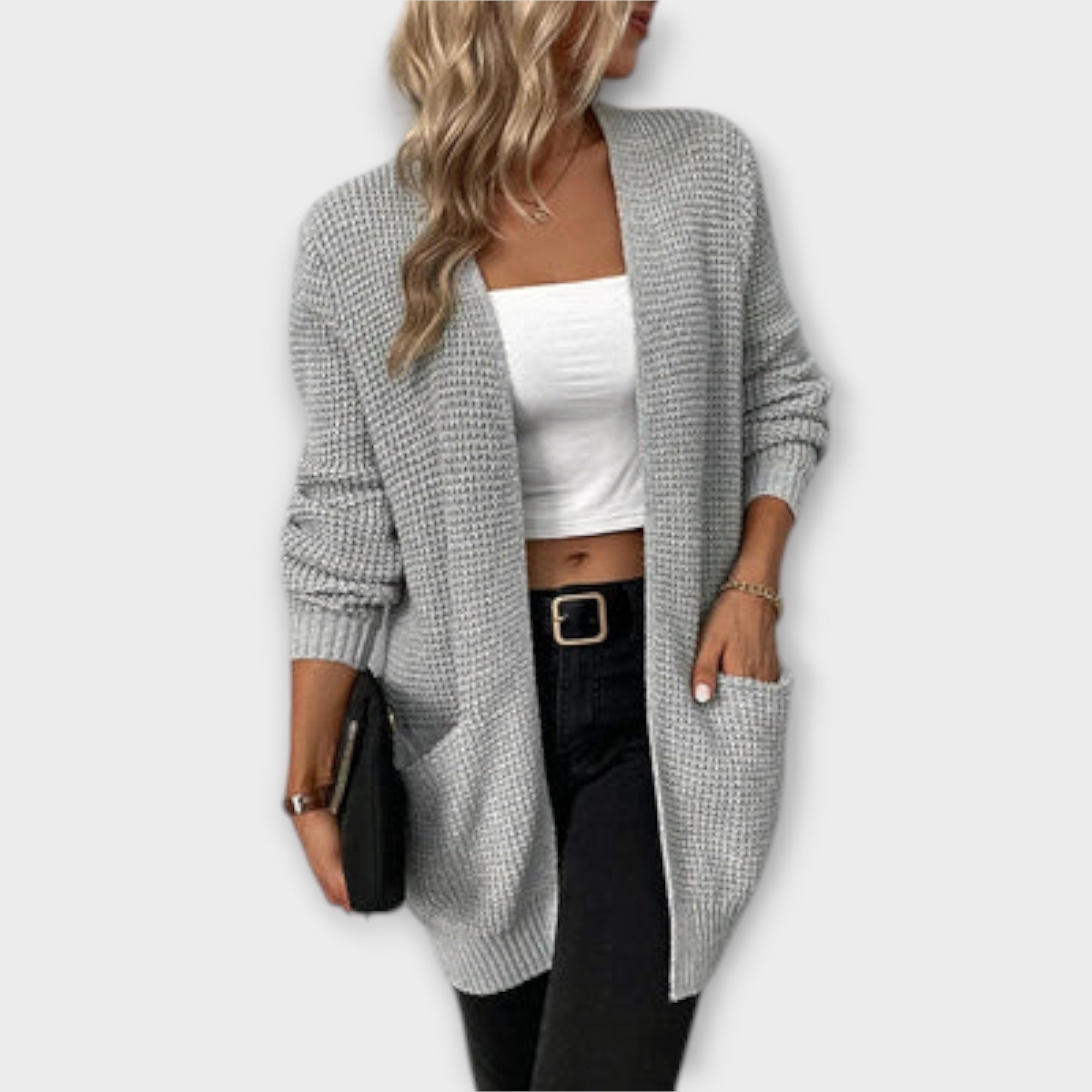 Nancy - relaxed knitted cardigan with pockets