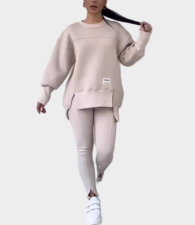 Women's Hoodie Set with Leggings and Modern Comfort