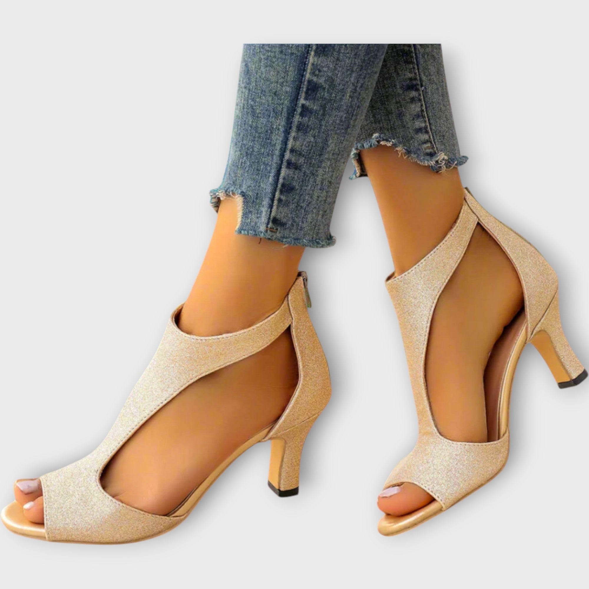 Elegant and Comfortable Heeled Sandals