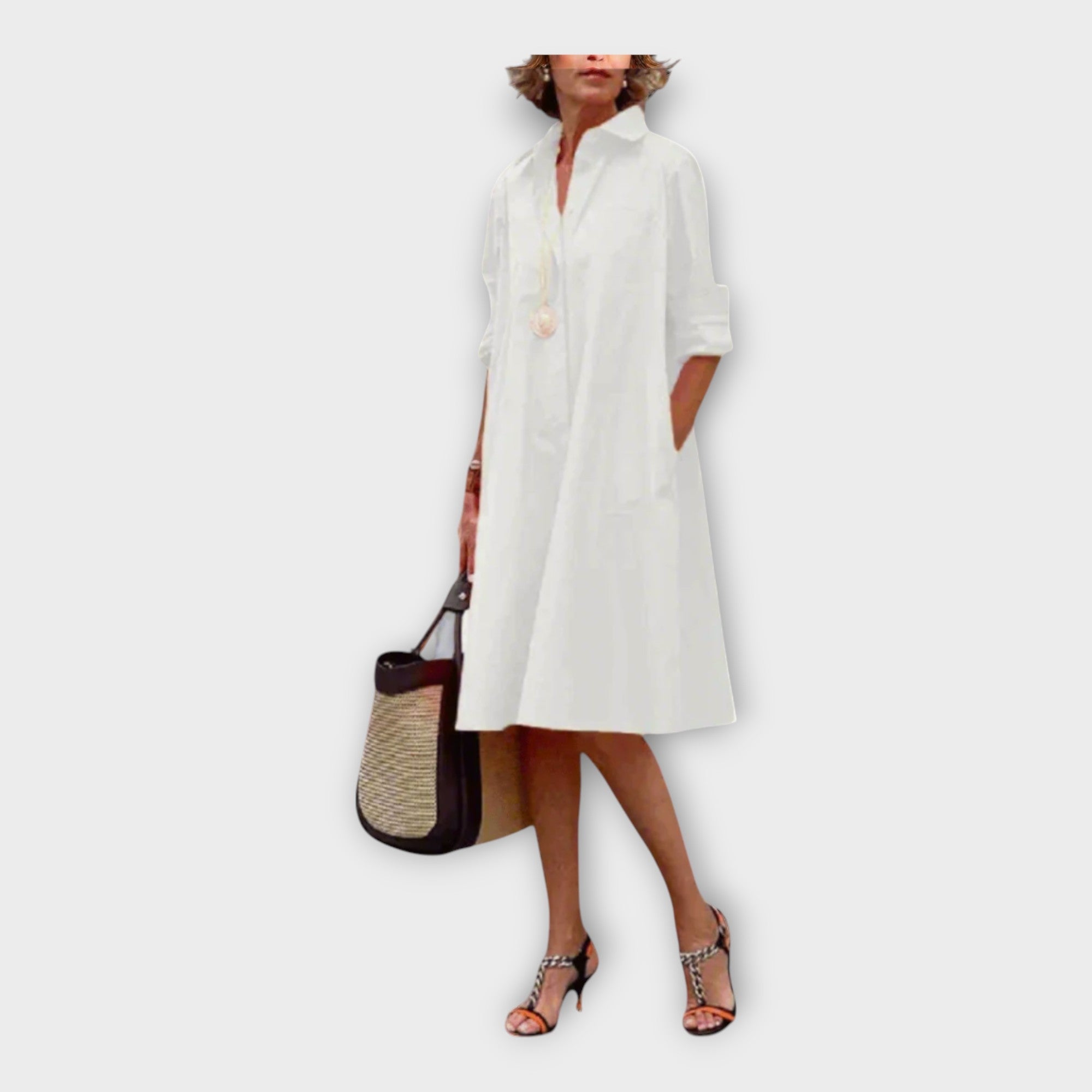 Elegant Polo Dress in Premium Fabric