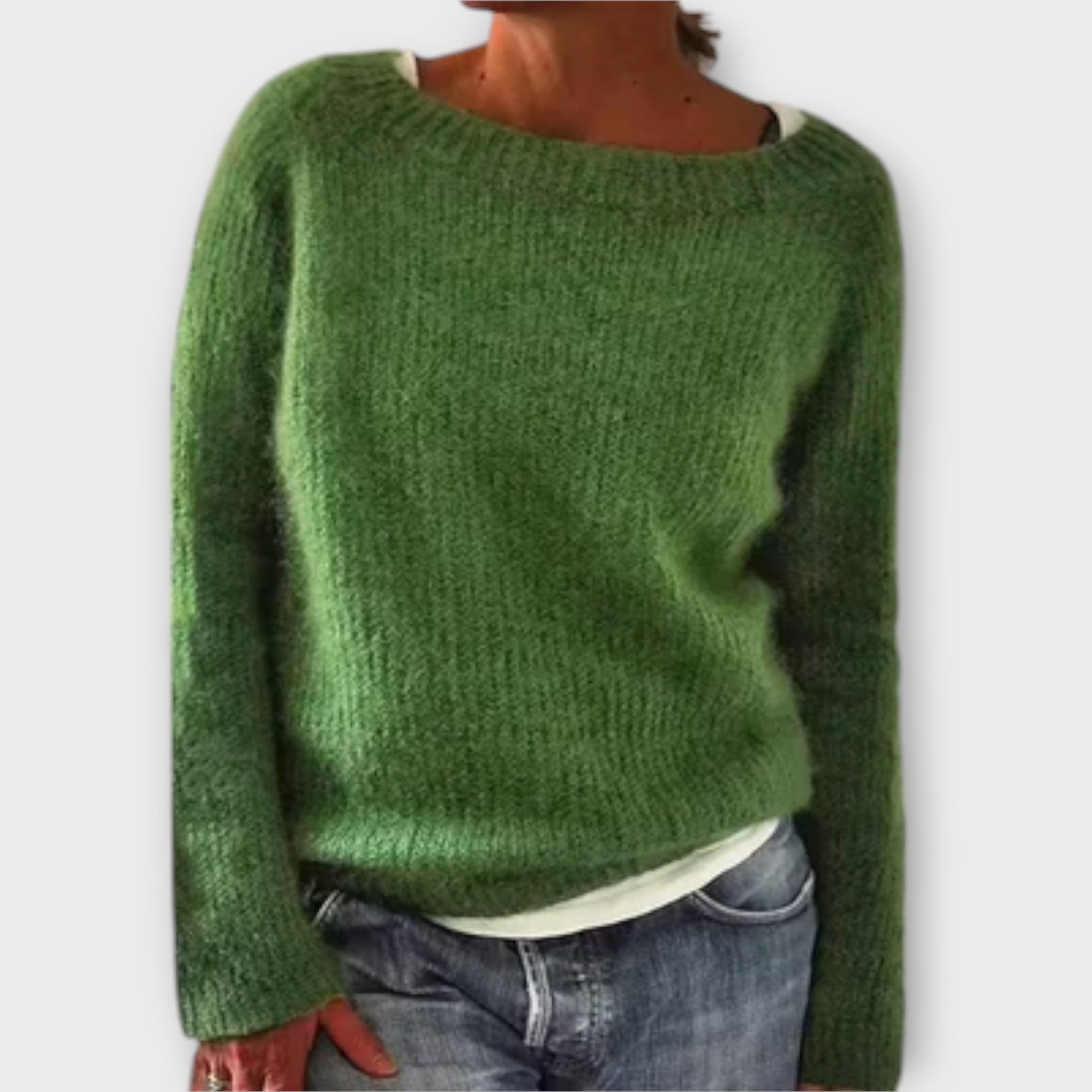Regine – plain knitted jumper