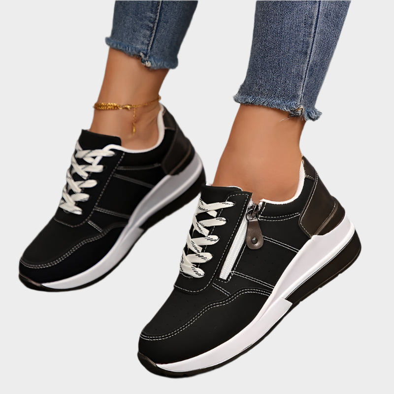 Orthopaedic Shoe with Zip and Thick Sole