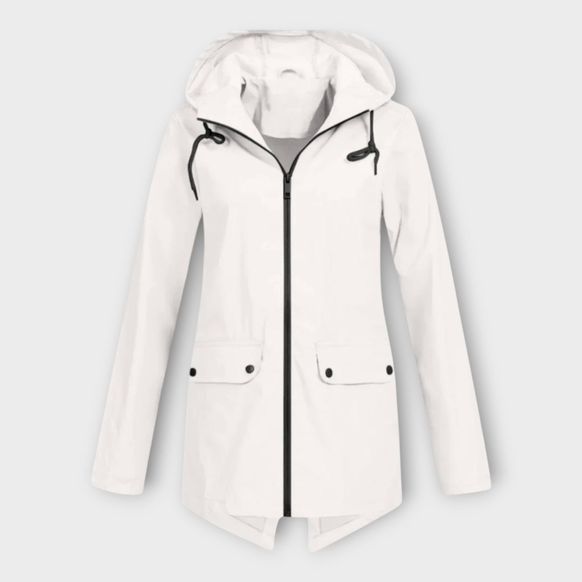 Elegant Waterproof Jacket with Hood