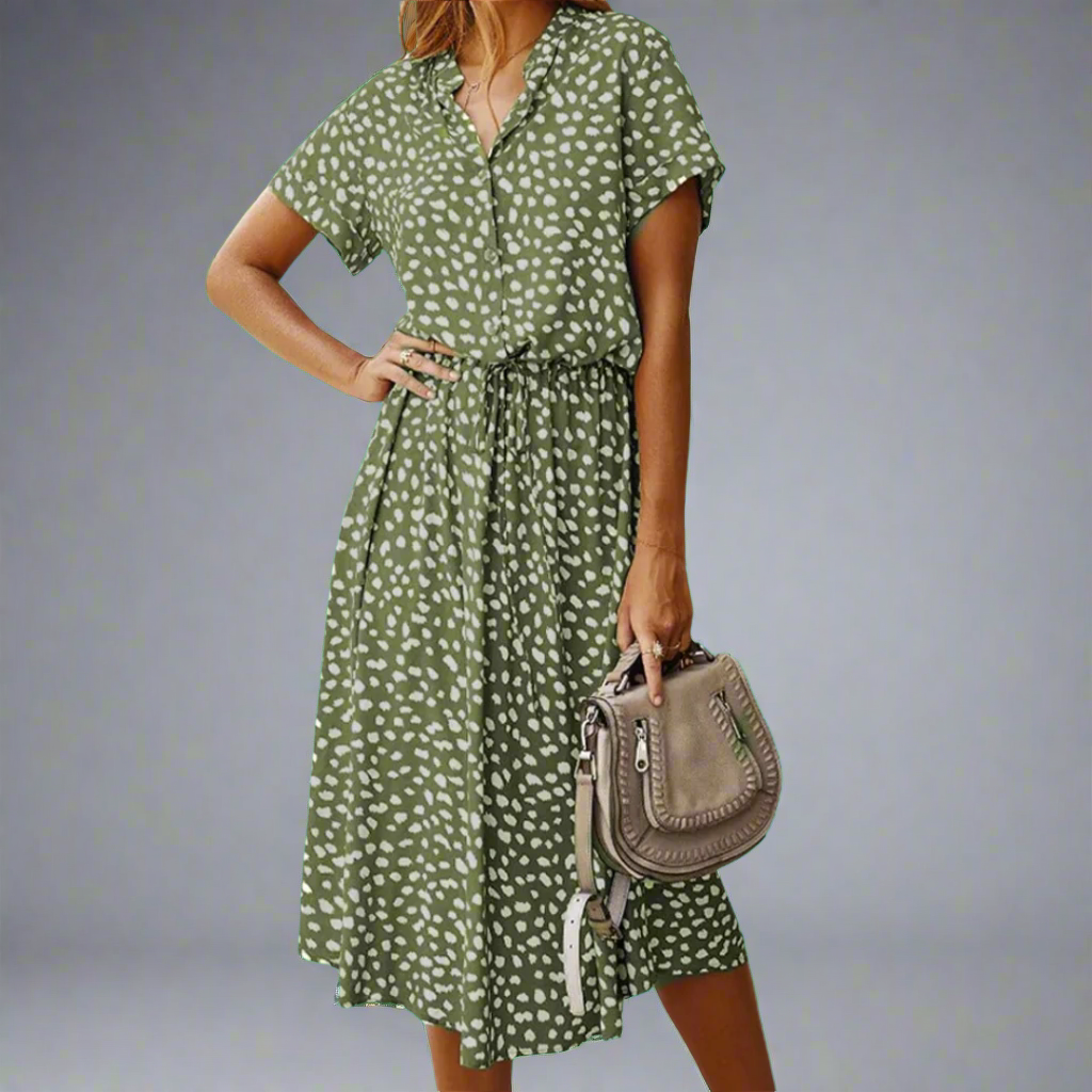 Summer Dress Made from Fine Fabric