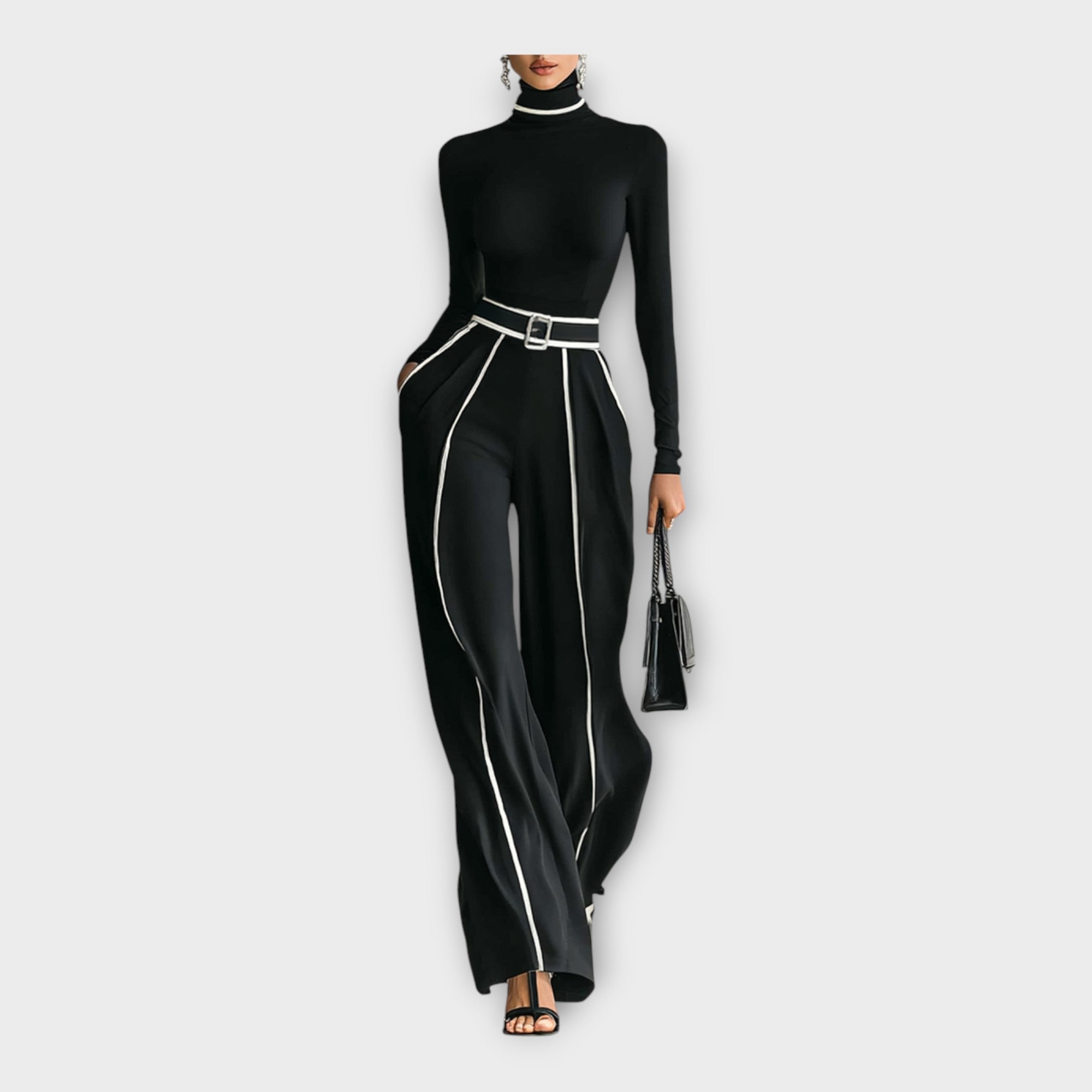 Elegant jumpsuit with a minimal aesthetic