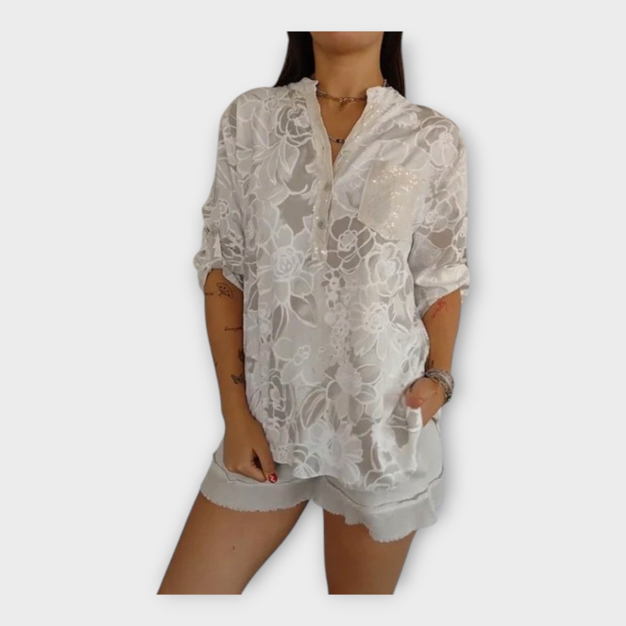 Elegant Blouse with Design