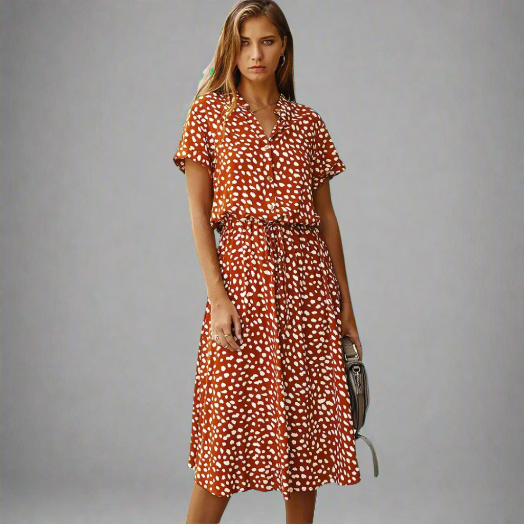 Summer Dress Made from Fine Fabric