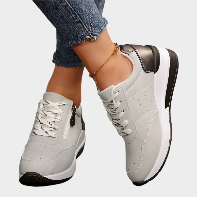 Orthopaedic Shoe with Zip and Thick Sole