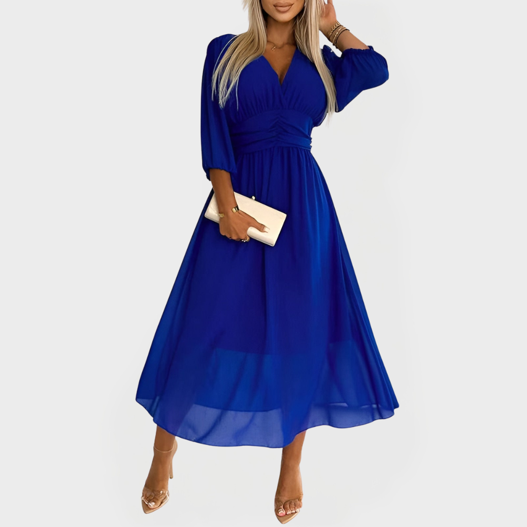 Airy Silk Chiffon Dress for Elegant Appearances