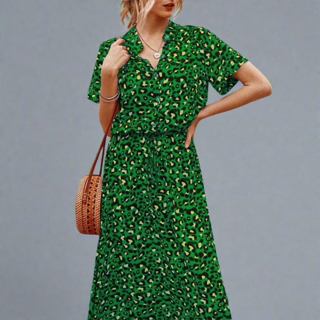 Summer Dress Made from Fine Fabric