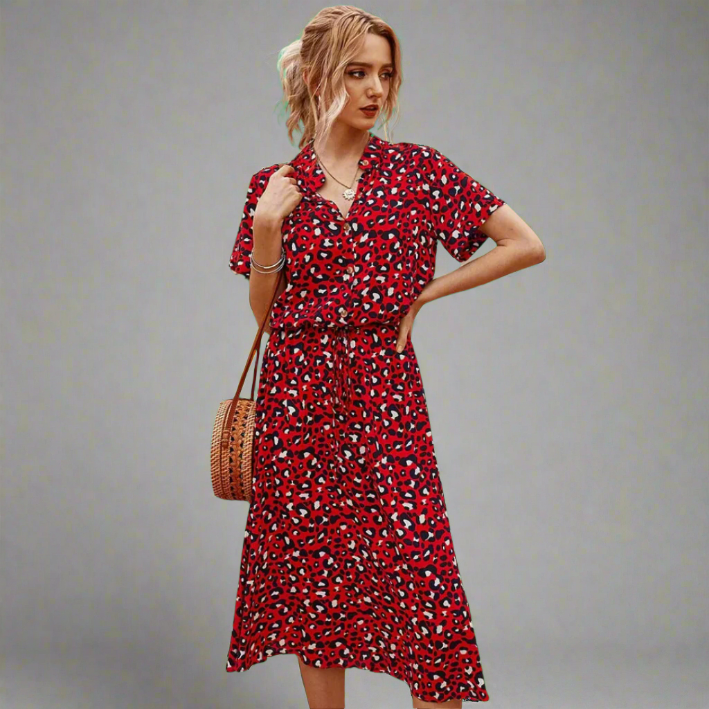 Summer Dress Made from Fine Fabric