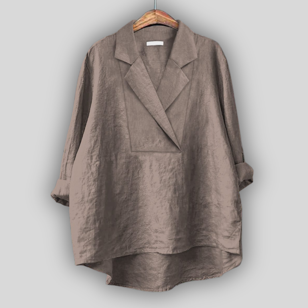 Linen Blouse “Rose Breeze”