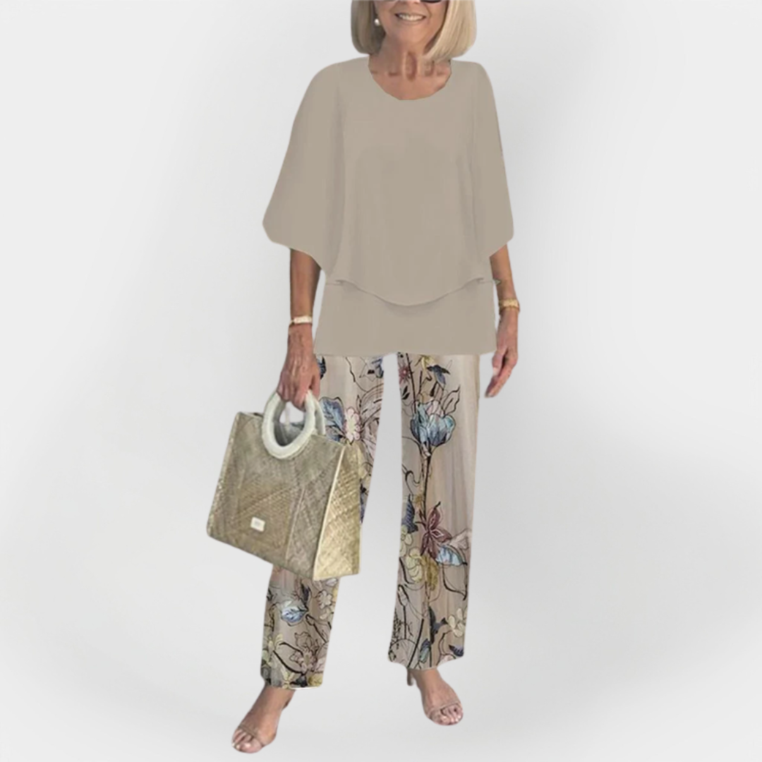 Stylish Set with Comfortable Top and Trousers
