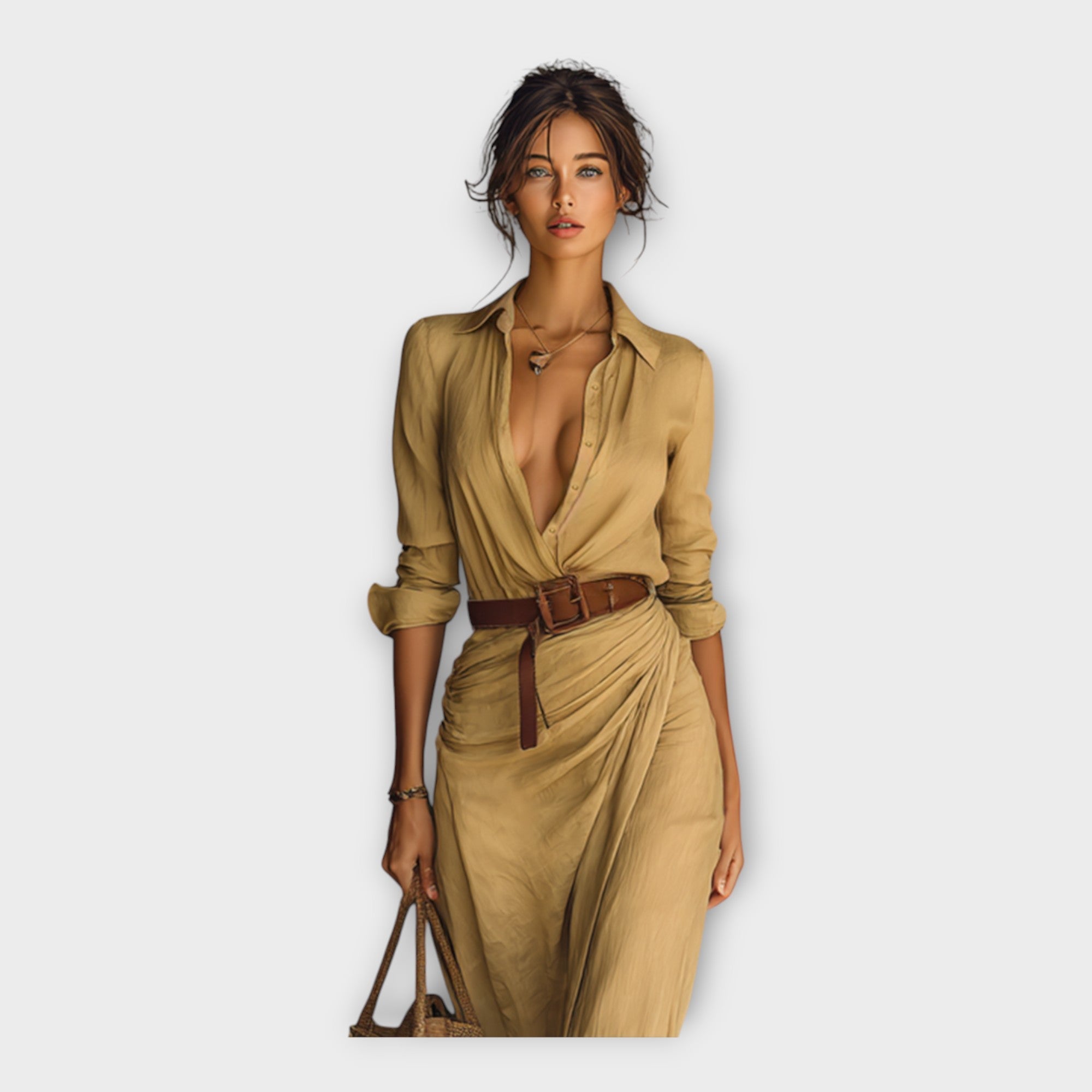 Airy dress with timeless elegance