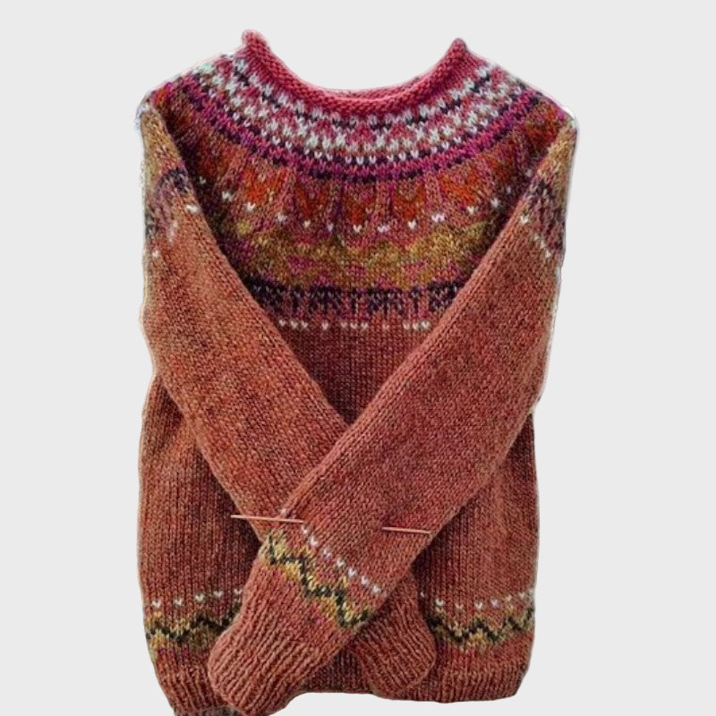 Retro-Inspired Knitted Turtleneck