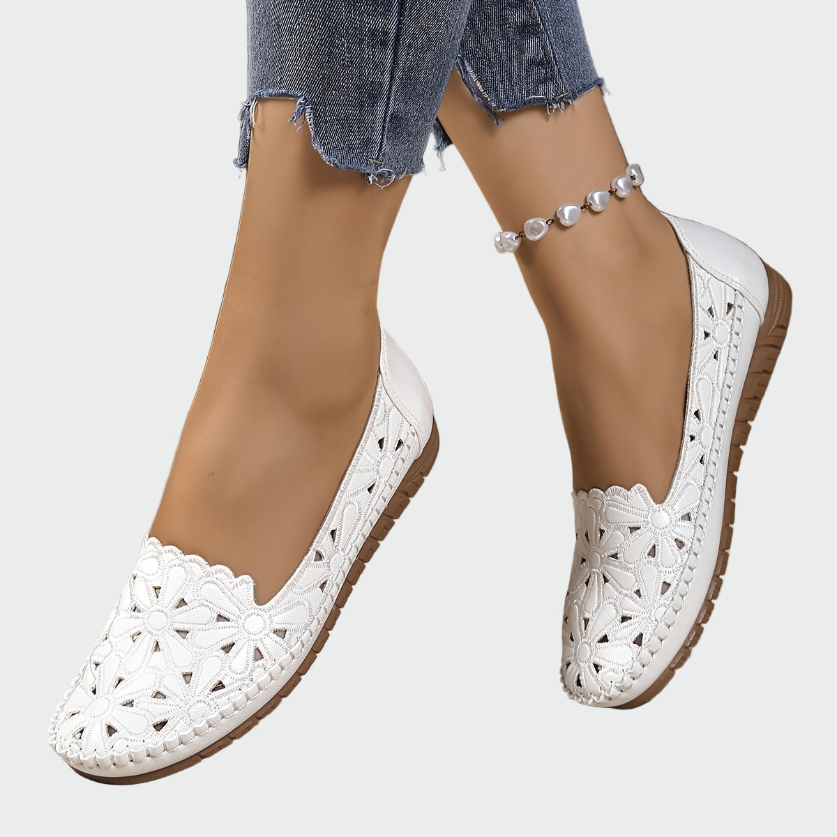 Comfortable Lightweight Orthopaedic Shoes with Perforations