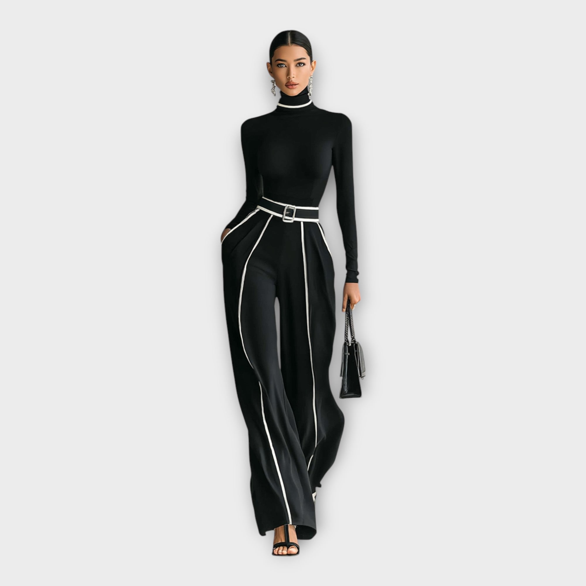Elegant jumpsuit with a minimal aesthetic