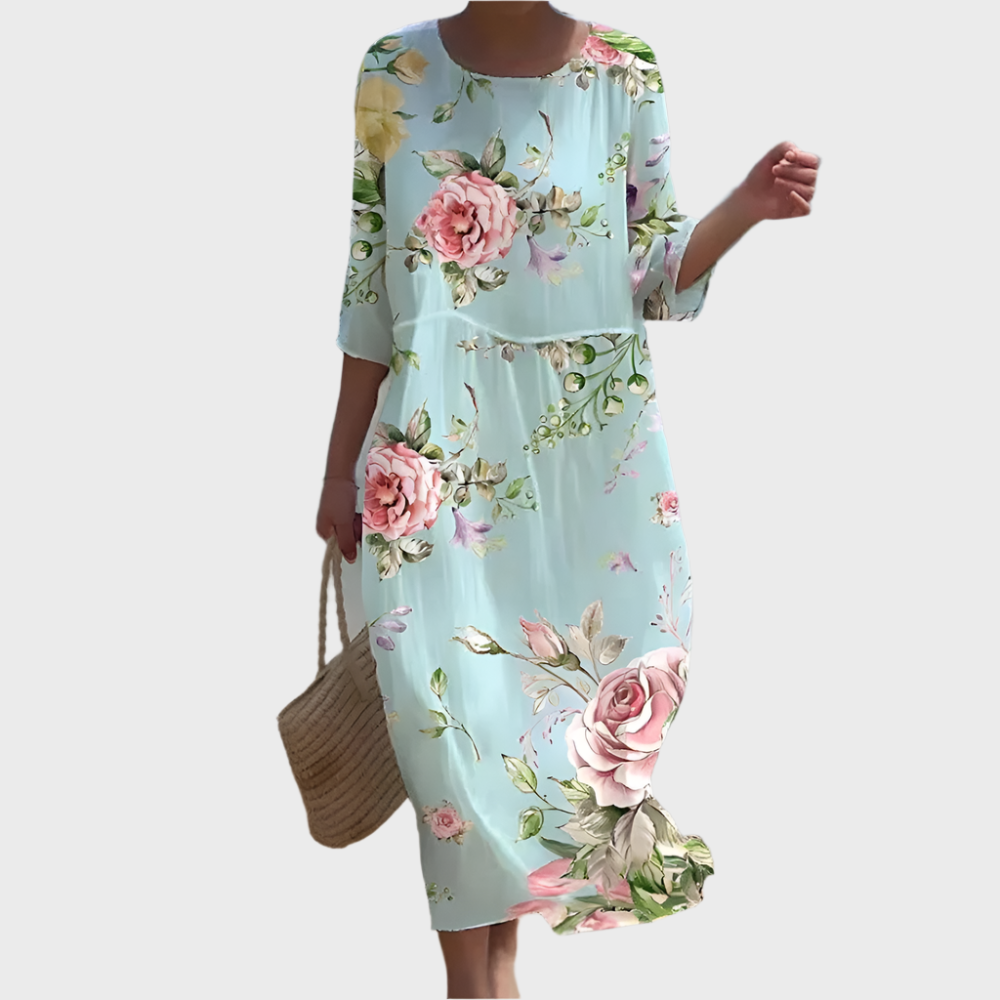 Airy Dress with Covering