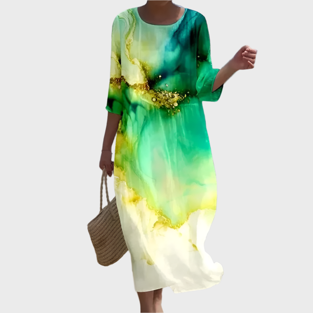 Airy Dress with Covering