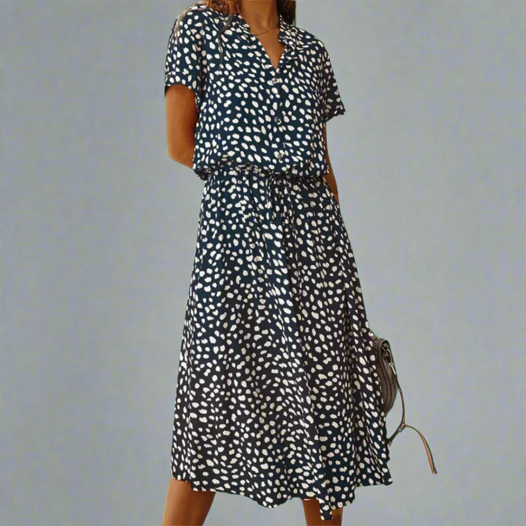 Summer Dress Made from Fine Fabric