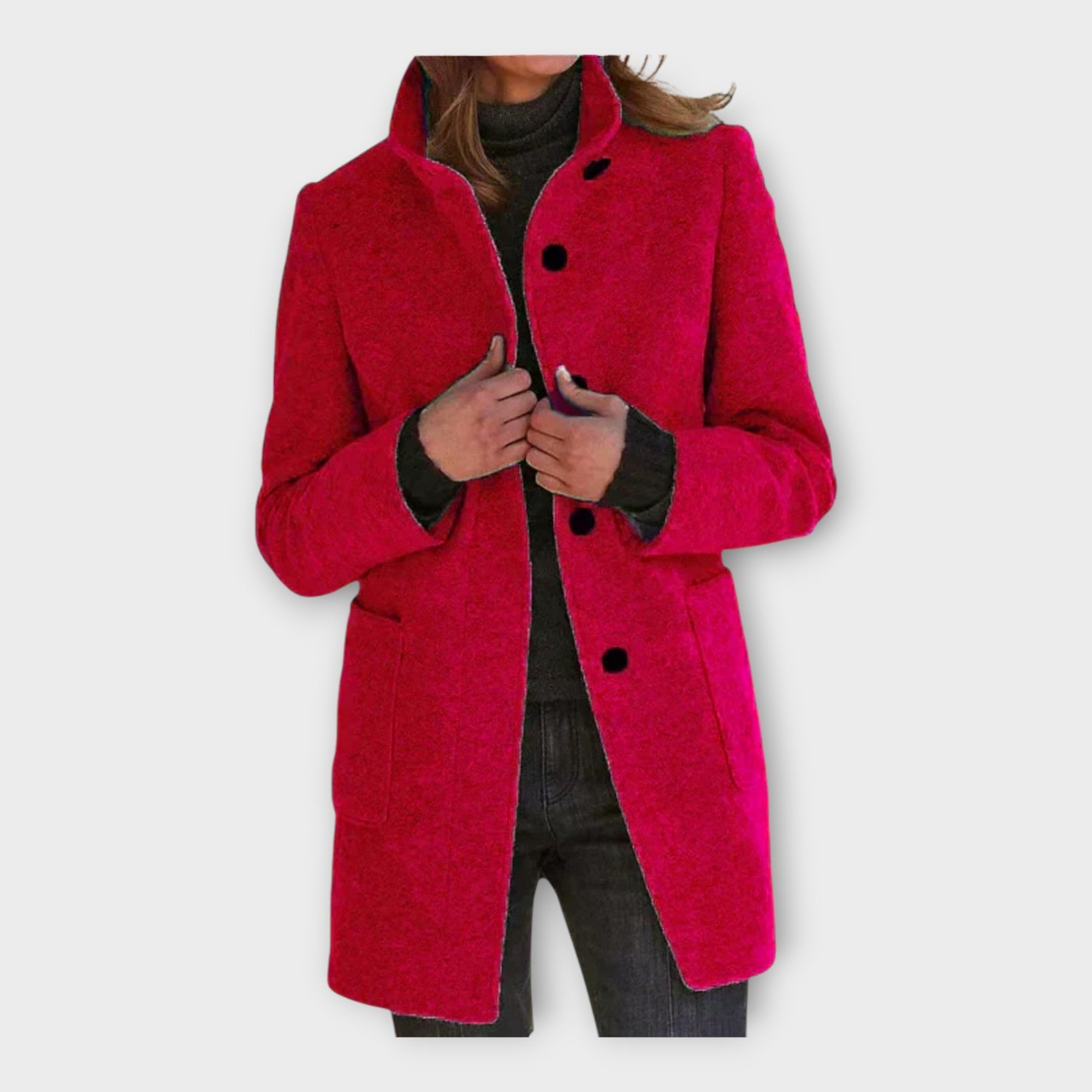 Elegant Coat with Timeless Line