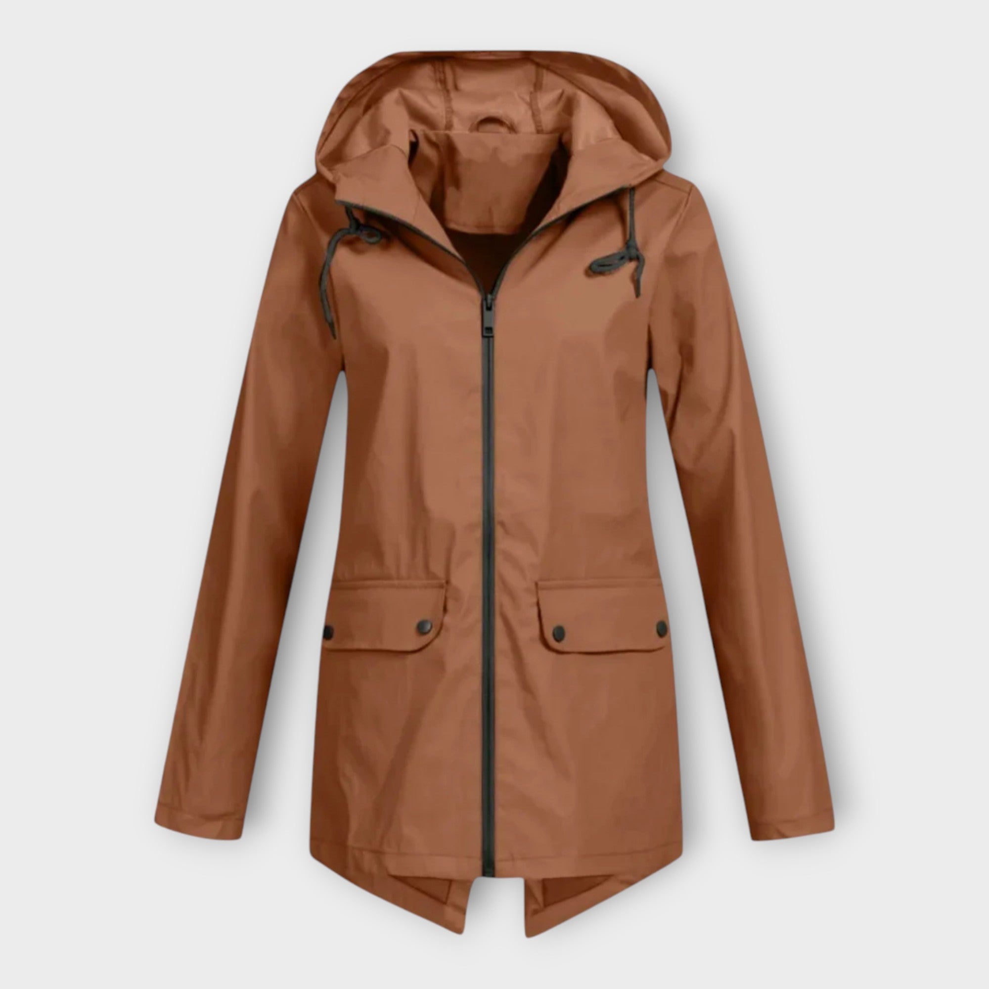 Elegant Waterproof Jacket with Hood