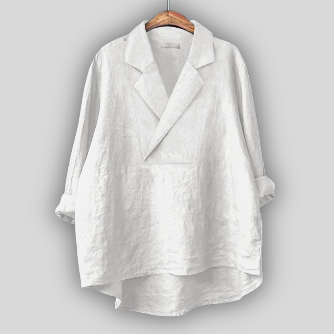 Linen Blouse “Rose Breeze”