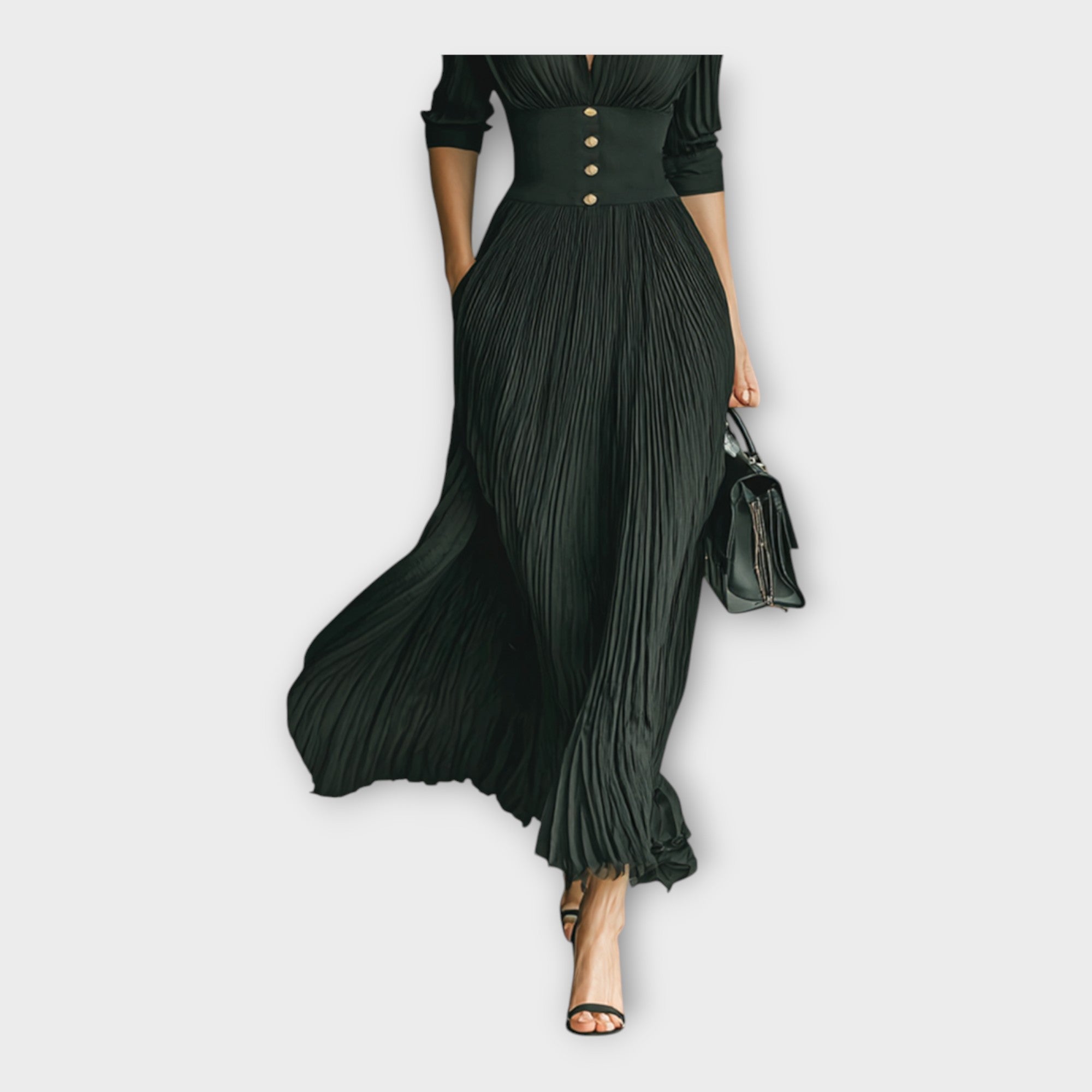 Long dress with refined elegance