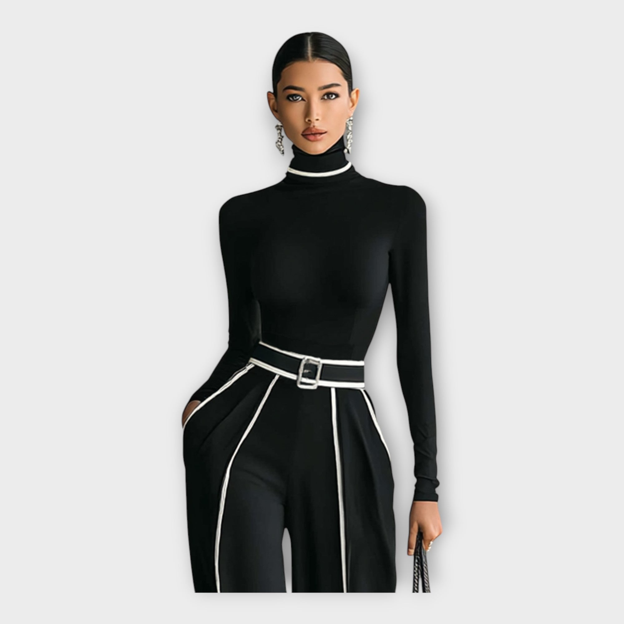 Elegant jumpsuit with a minimal aesthetic