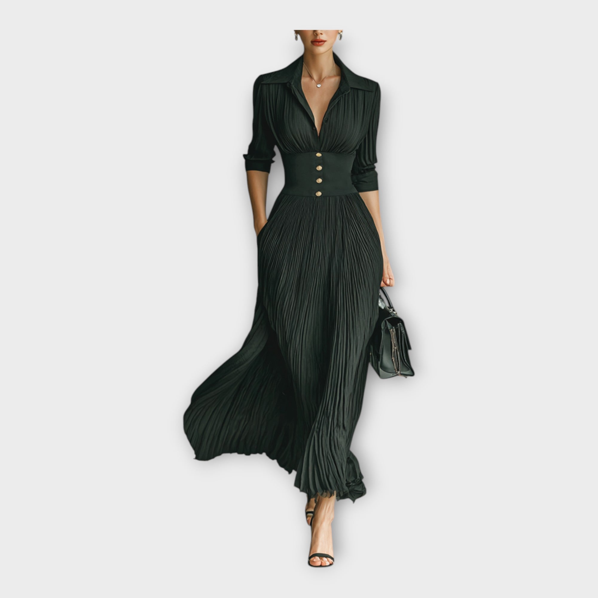 Long dress with refined elegance