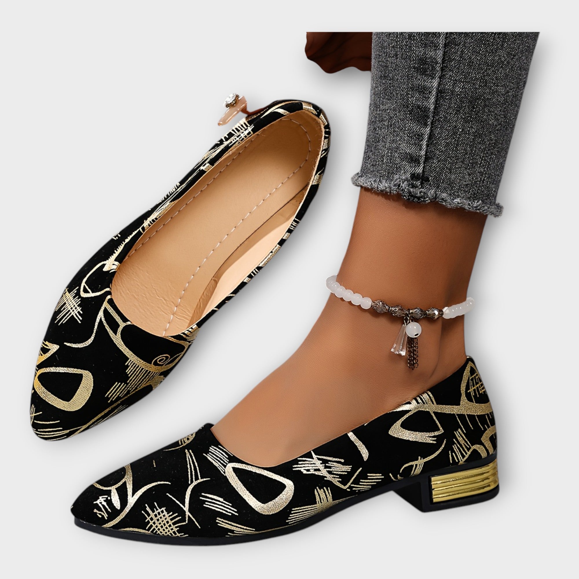 Elegant Ballerina Flats with Refined Details