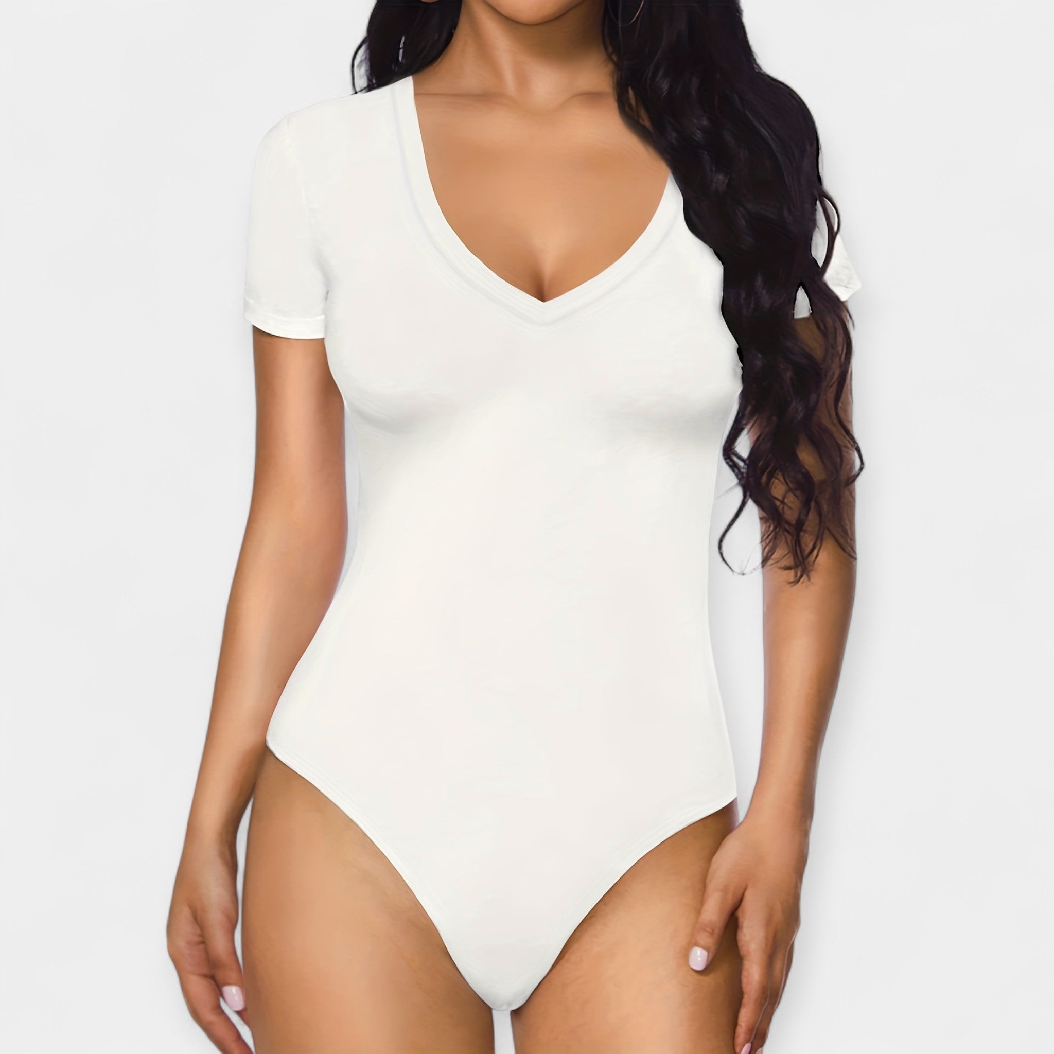 Summer V-Neck Bodysuit